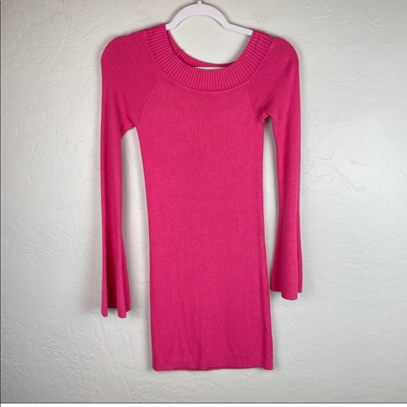 LOVERS + FRIENDS Westmont Dress in Bright Pink XS - Picture 3 of 4